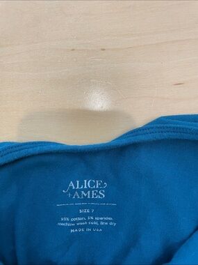 Alice + Ames Girls' Blue Dress-Size 7